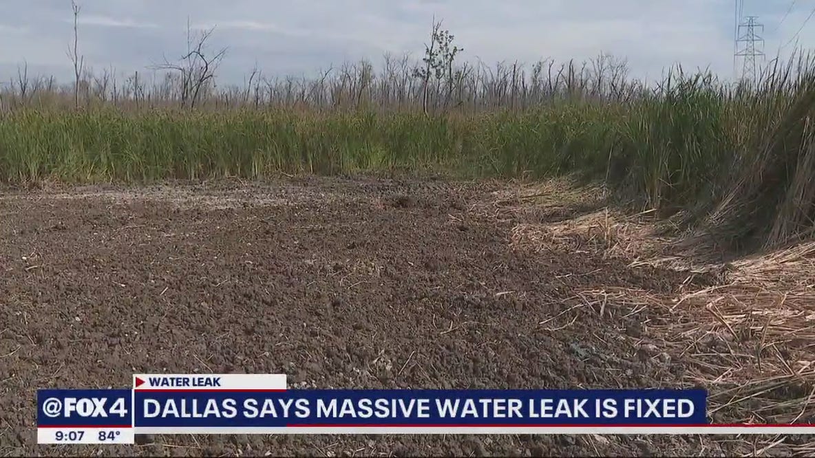 Dallas says massive water leak is fixed